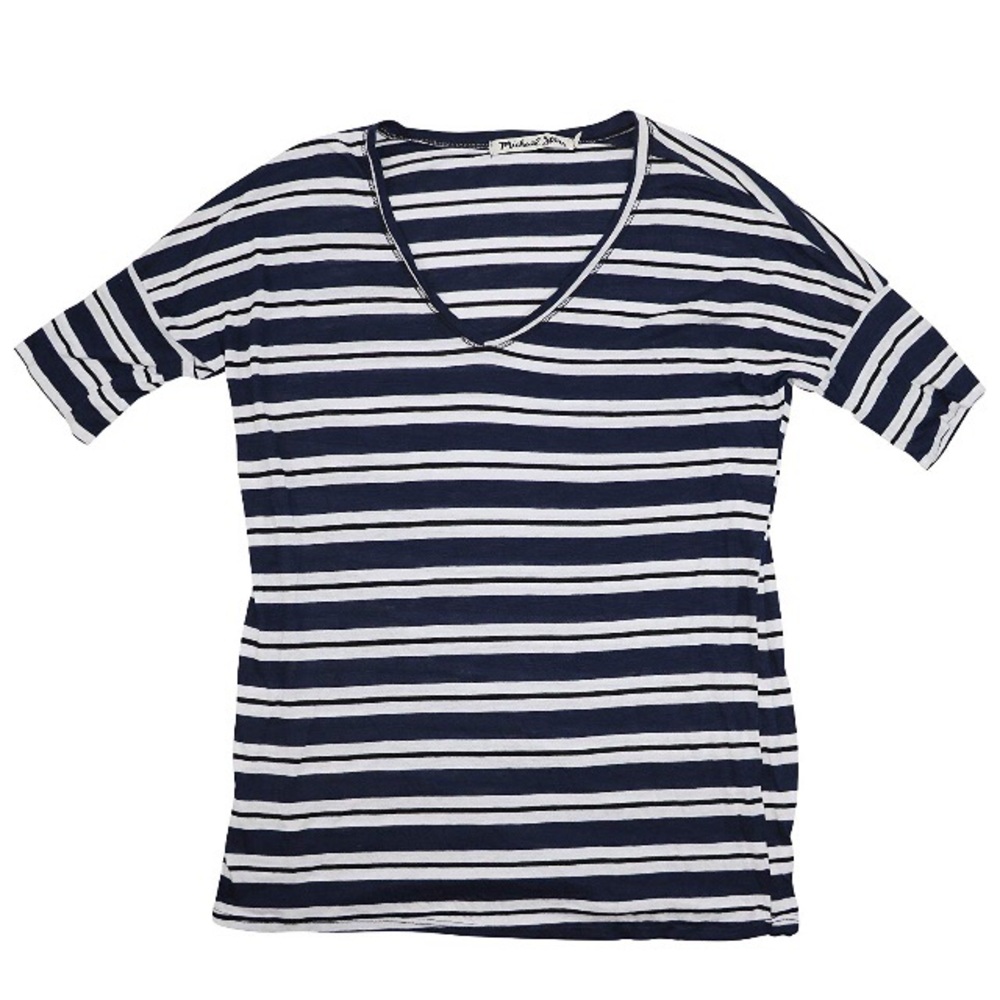 Michael Stars Cuffed Vneck